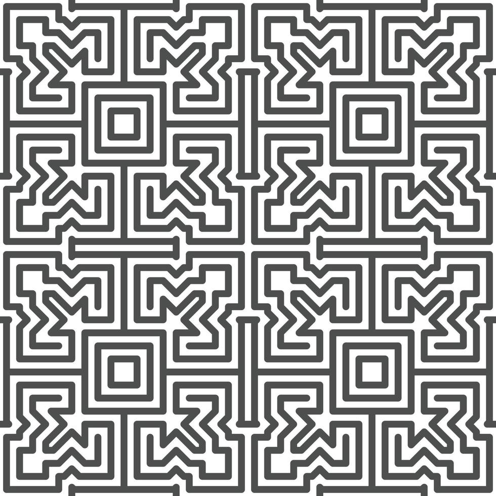 Abstract seamless geometric shape lines pattern vector