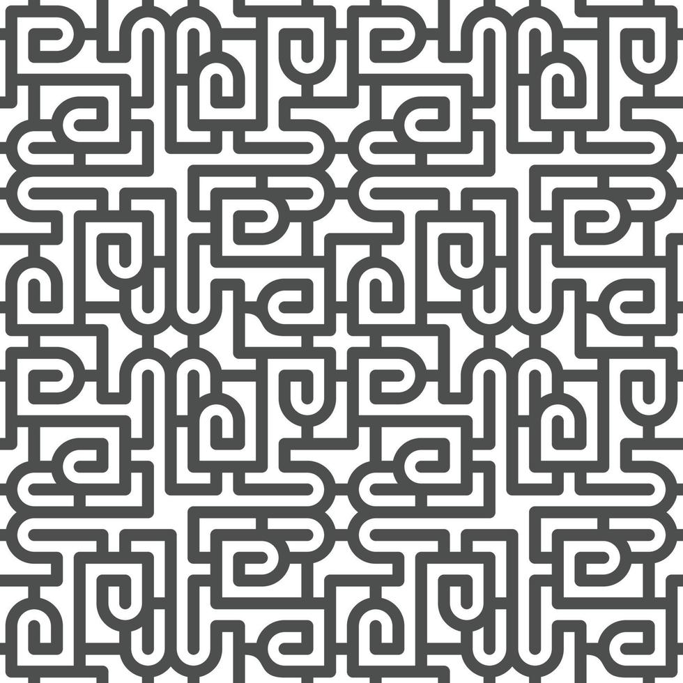 Abstract seamless geometric shape lines pattern vector