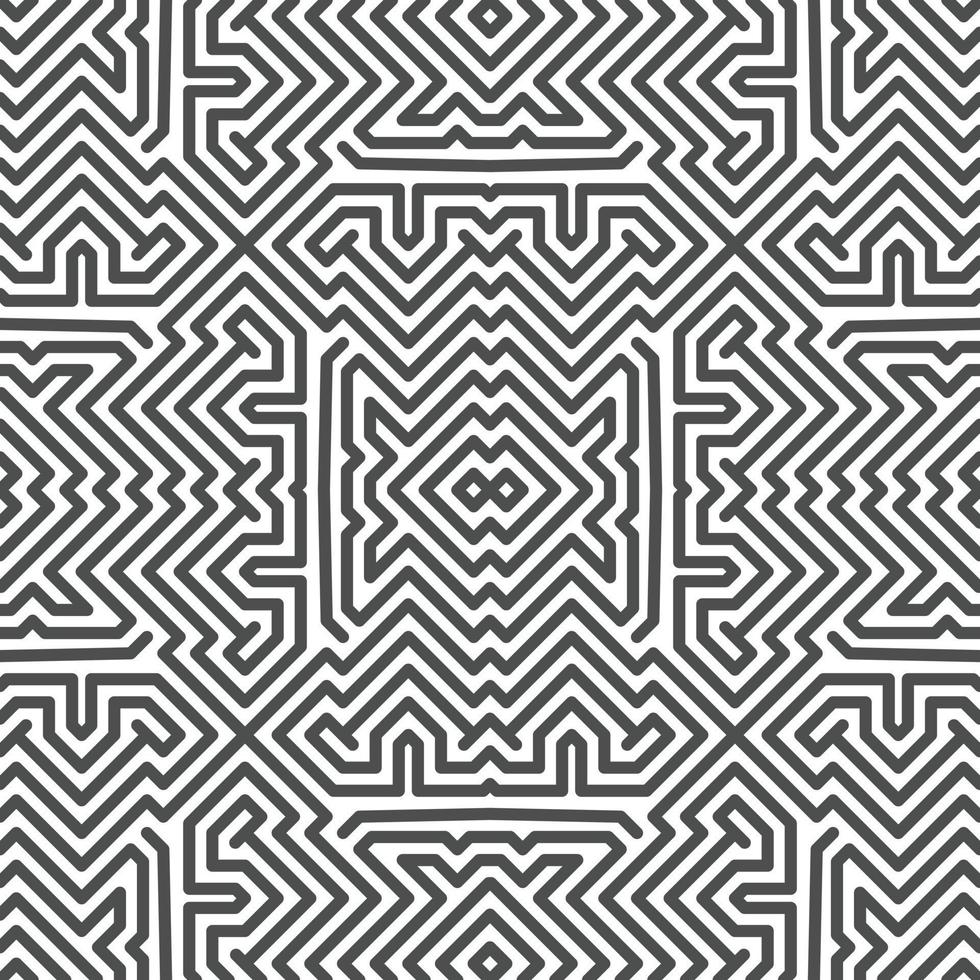 Abstract seamless geometric shape lines pattern vector
