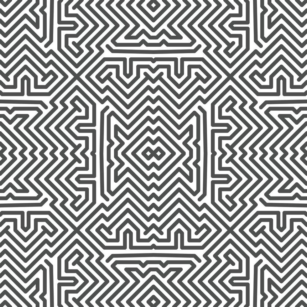 Abstract seamless geometric shape lines pattern vector