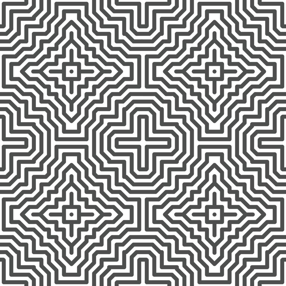 Abstract seamless geometric shape lines pattern vector