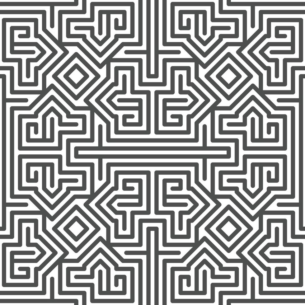 Abstract seamless geometric shape lines pattern vector