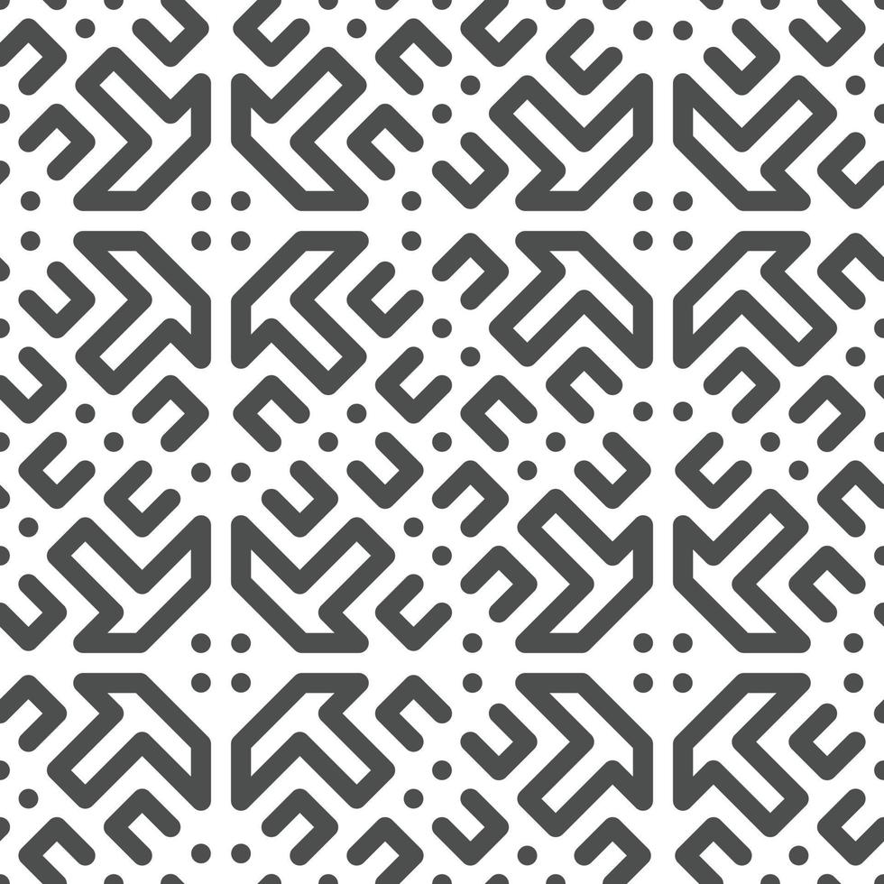 Abstract seamless geometric shape lines pattern vector