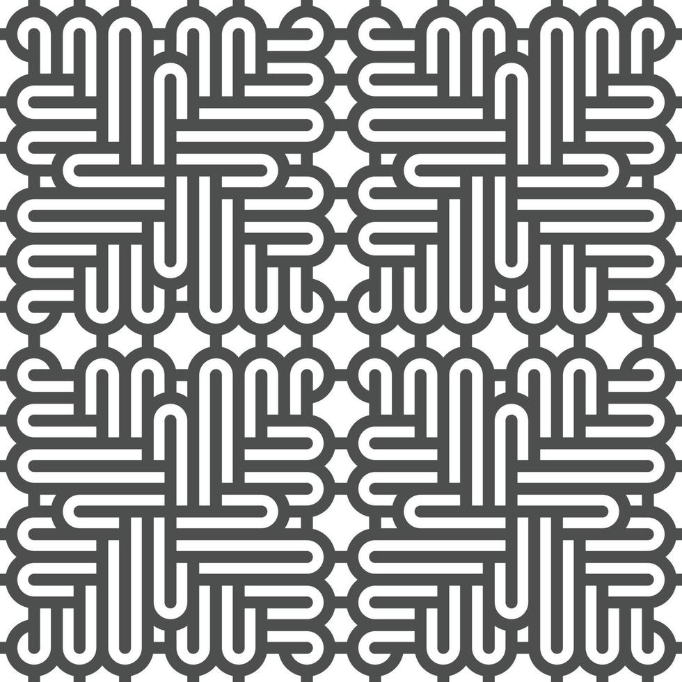 Abstract seamless geometric shape lines pattern vector