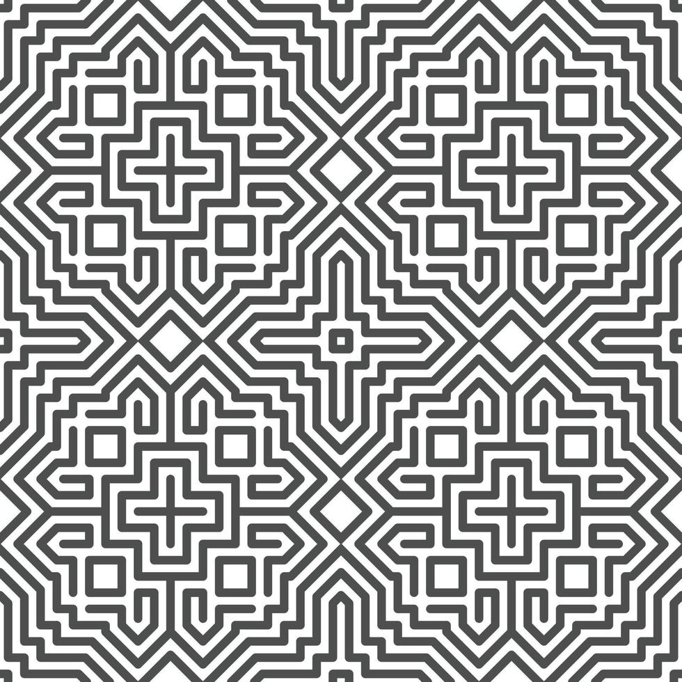 Abstract seamless geometric shape lines pattern vector