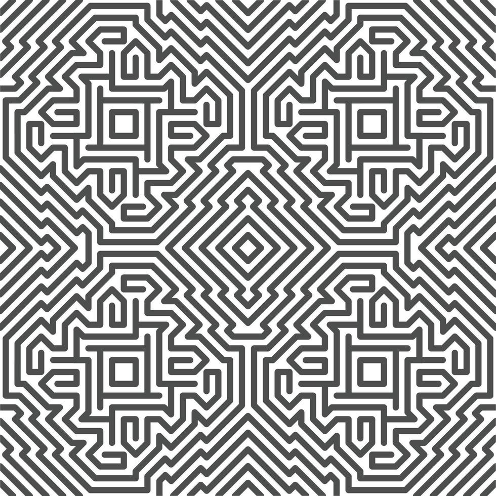 Abstract seamless geometric shape lines pattern vector