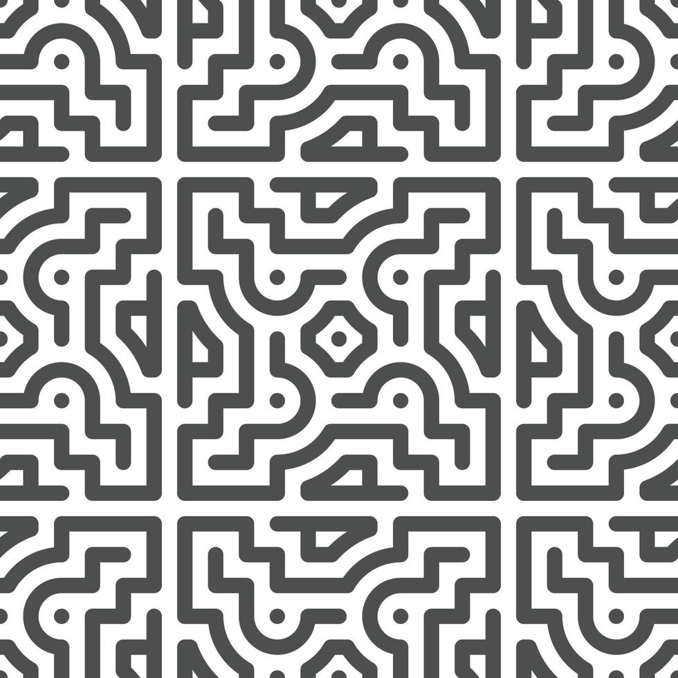 Abstract seamless geometric shape lines pattern vector