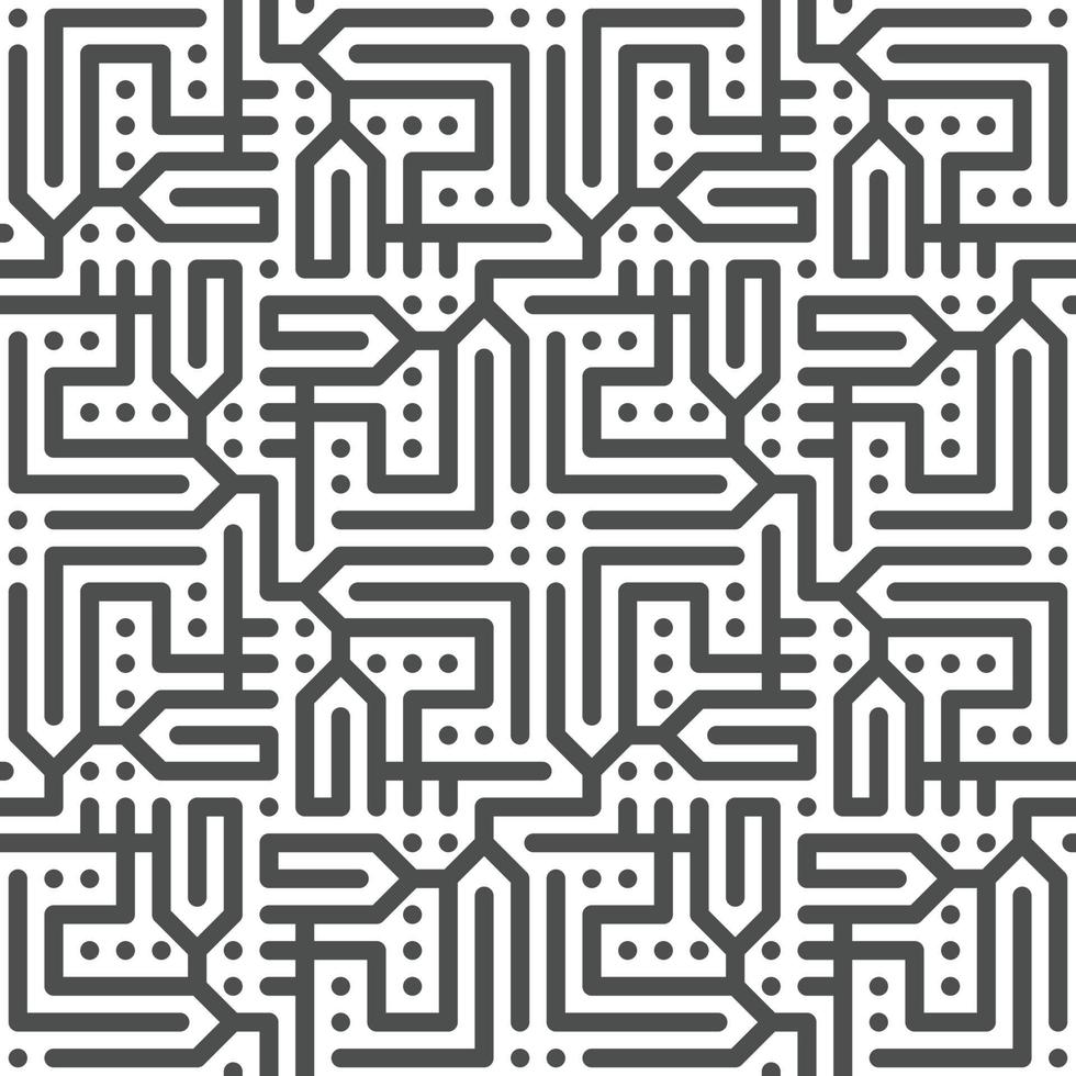 Abstract seamless geometric shape lines pattern vector