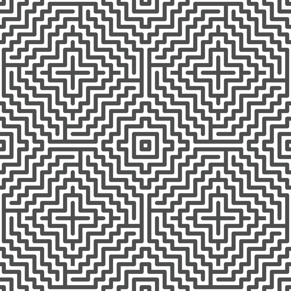 Abstract seamless geometric shape lines pattern vector