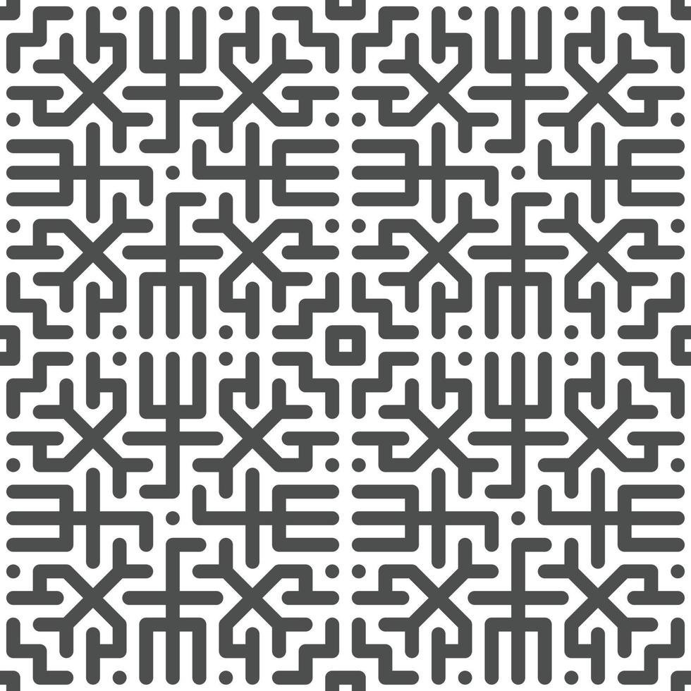 Abstract seamless geometric shape lines pattern vector