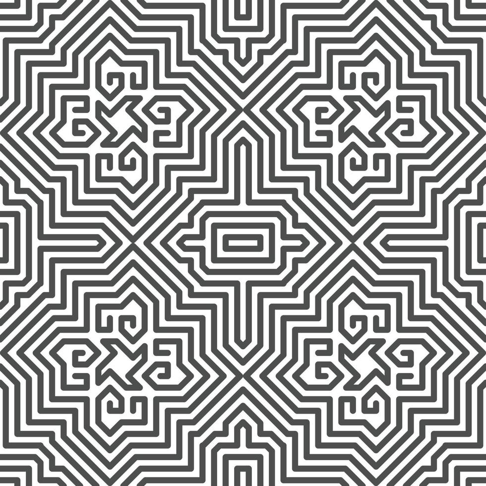 Abstract seamless geometric shape lines pattern vector