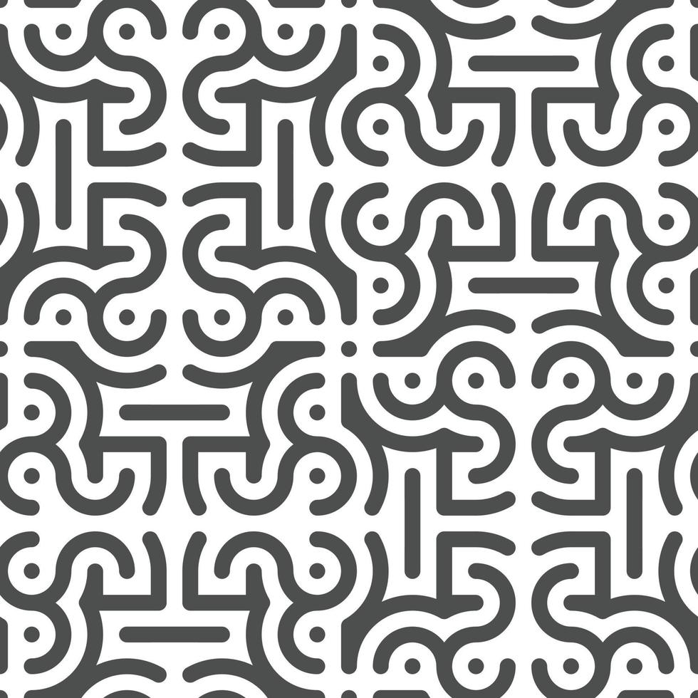 Abstract seamless geometric shape lines pattern vector