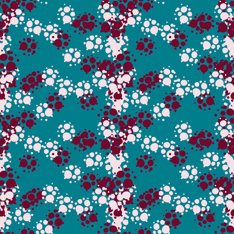 Fantasy messy freehand doodle geometric shapes seamless pattern.  Infinity ditsy scribble abstract card, layout. Creative background. Textile, fabric, wrapping paper. vector