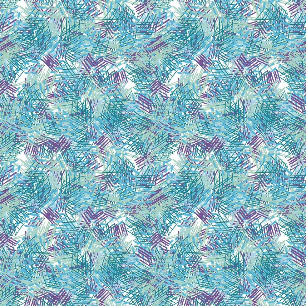 Fantasy messy freehand doodle geometric shapes seamless pattern.  Infinity ditsy scribble abstract card, layout. Creative background. Textile, fabric, wrapping paper. vector