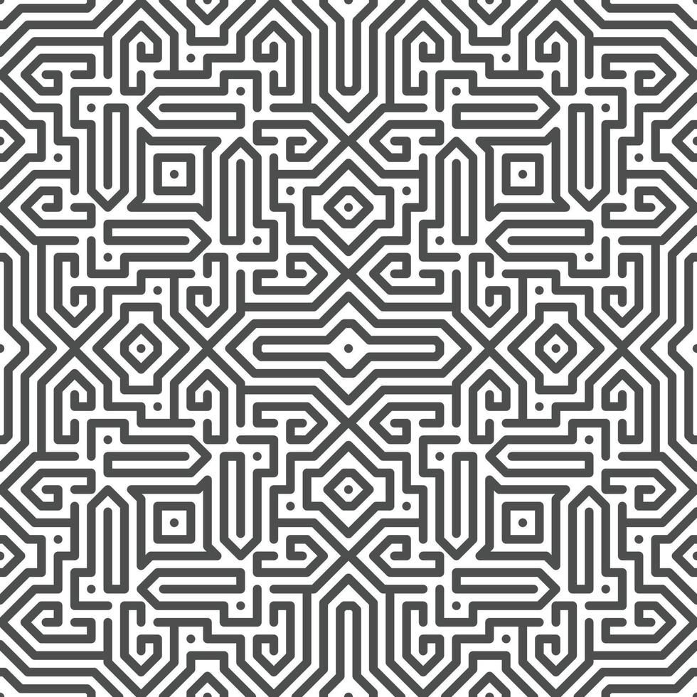 Abstract seamless geometric shape lines pattern vector