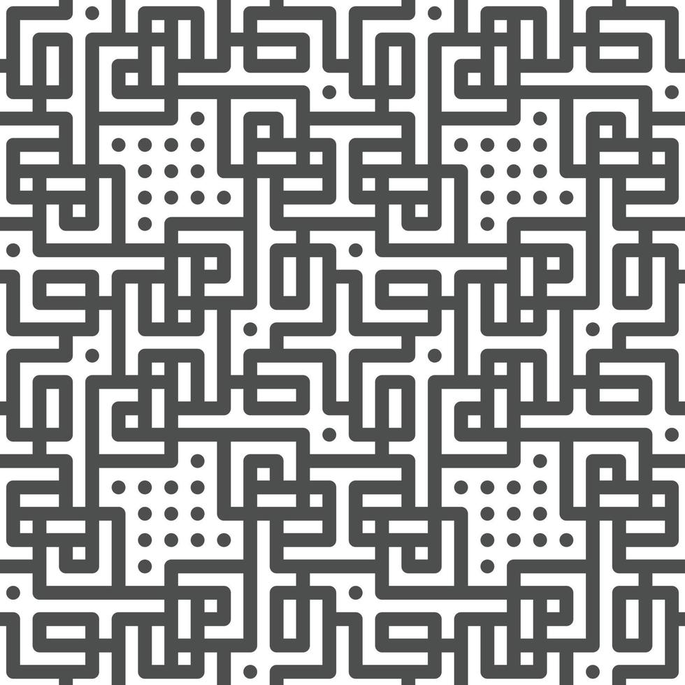Abstract seamless geometric shape lines pattern vector