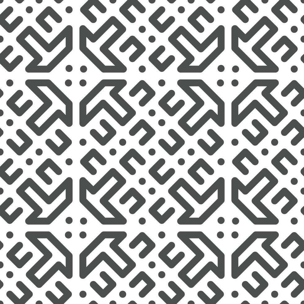 Abstract seamless geometric shape lines pattern vector