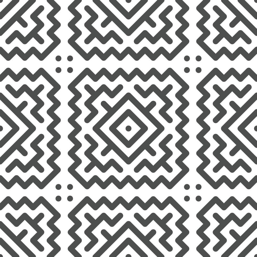 Abstract seamless geometric shape lines pattern vector