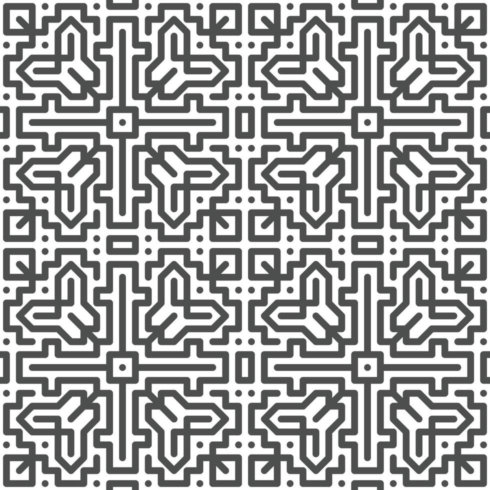 Abstract seamless geometric shape lines pattern vector