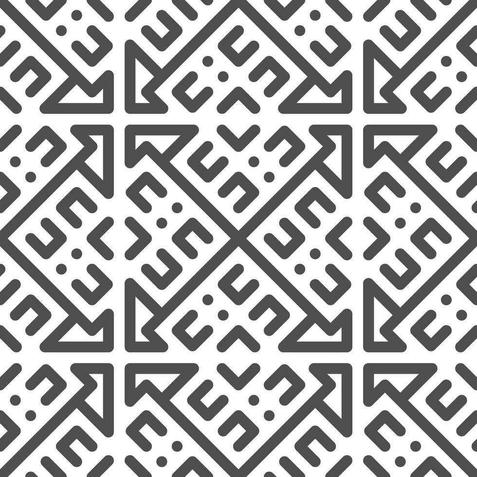 Abstract seamless geometric shape lines pattern vector