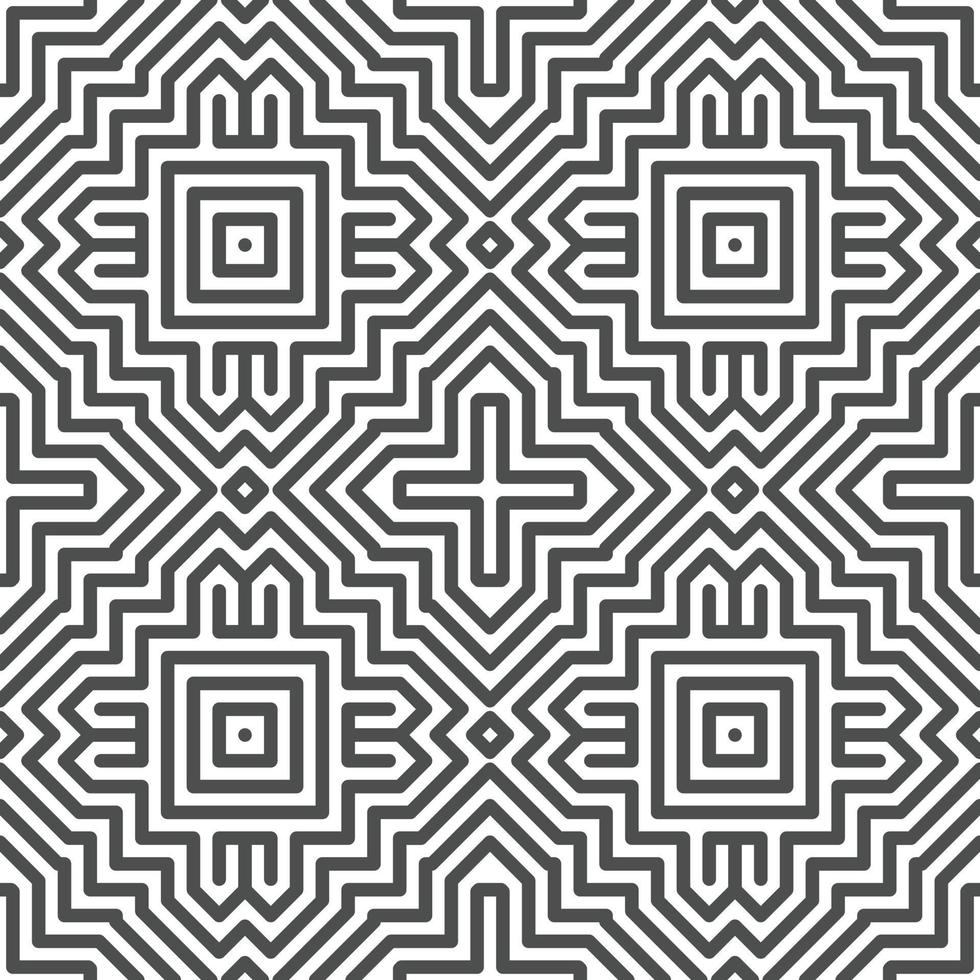 Abstract seamless geometric shape lines pattern vector