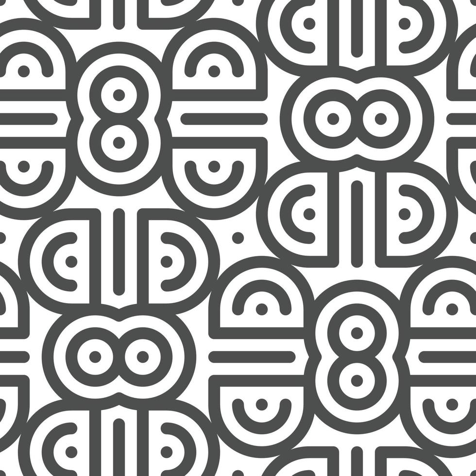 Abstract seamless geometric shape lines pattern vector