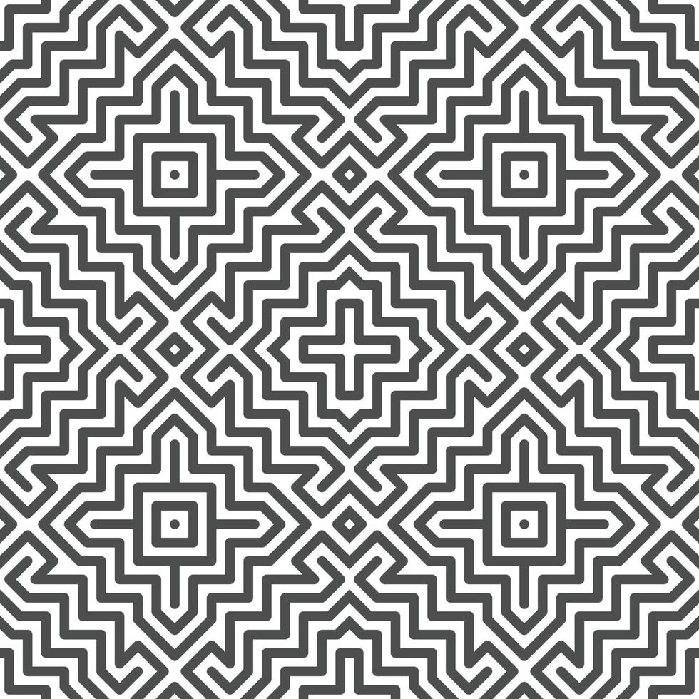 Abstract seamless geometric shape lines pattern vector