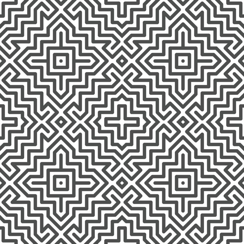 Abstract seamless geometric shape lines pattern vector