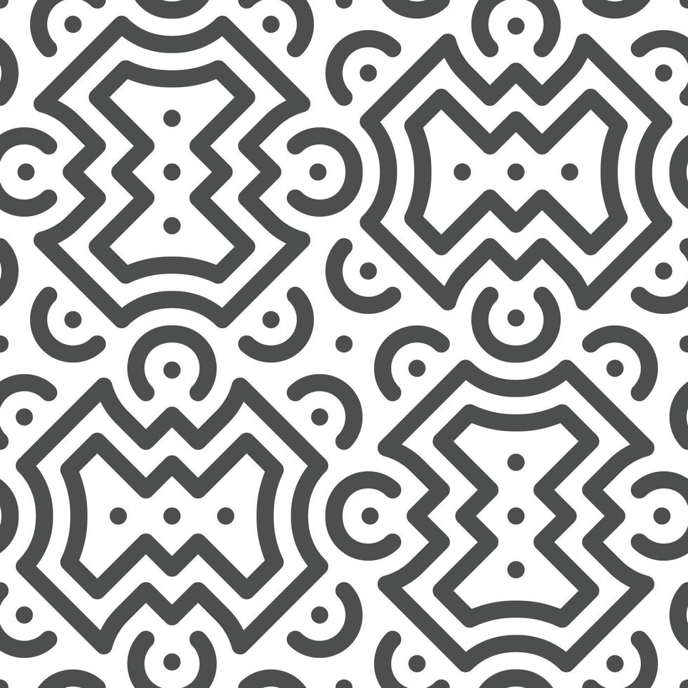 Abstract seamless geometric shape lines pattern vector