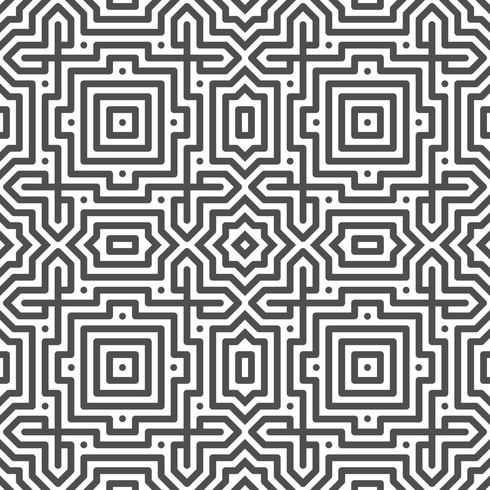 Abstract seamless geometric shape lines pattern vector
