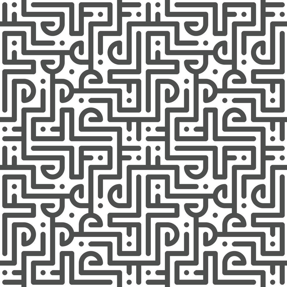 Abstract seamless geometric shape lines pattern vector