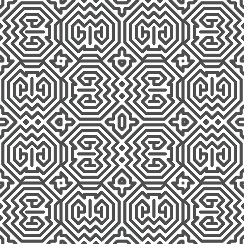 Abstract seamless geometric shape lines pattern vector