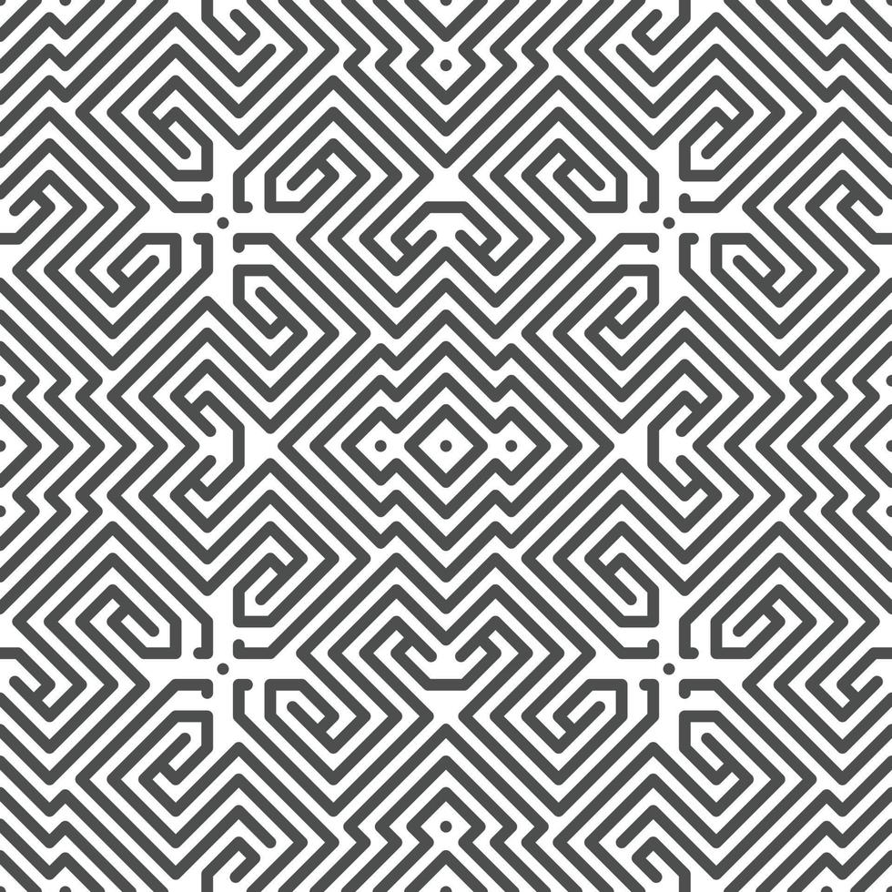 Abstract seamless geometric shape lines pattern vector