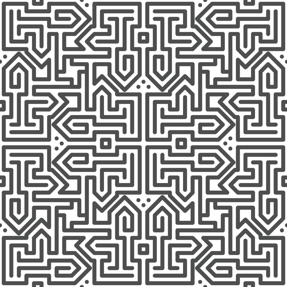 Abstract seamless geometric shape lines pattern vector