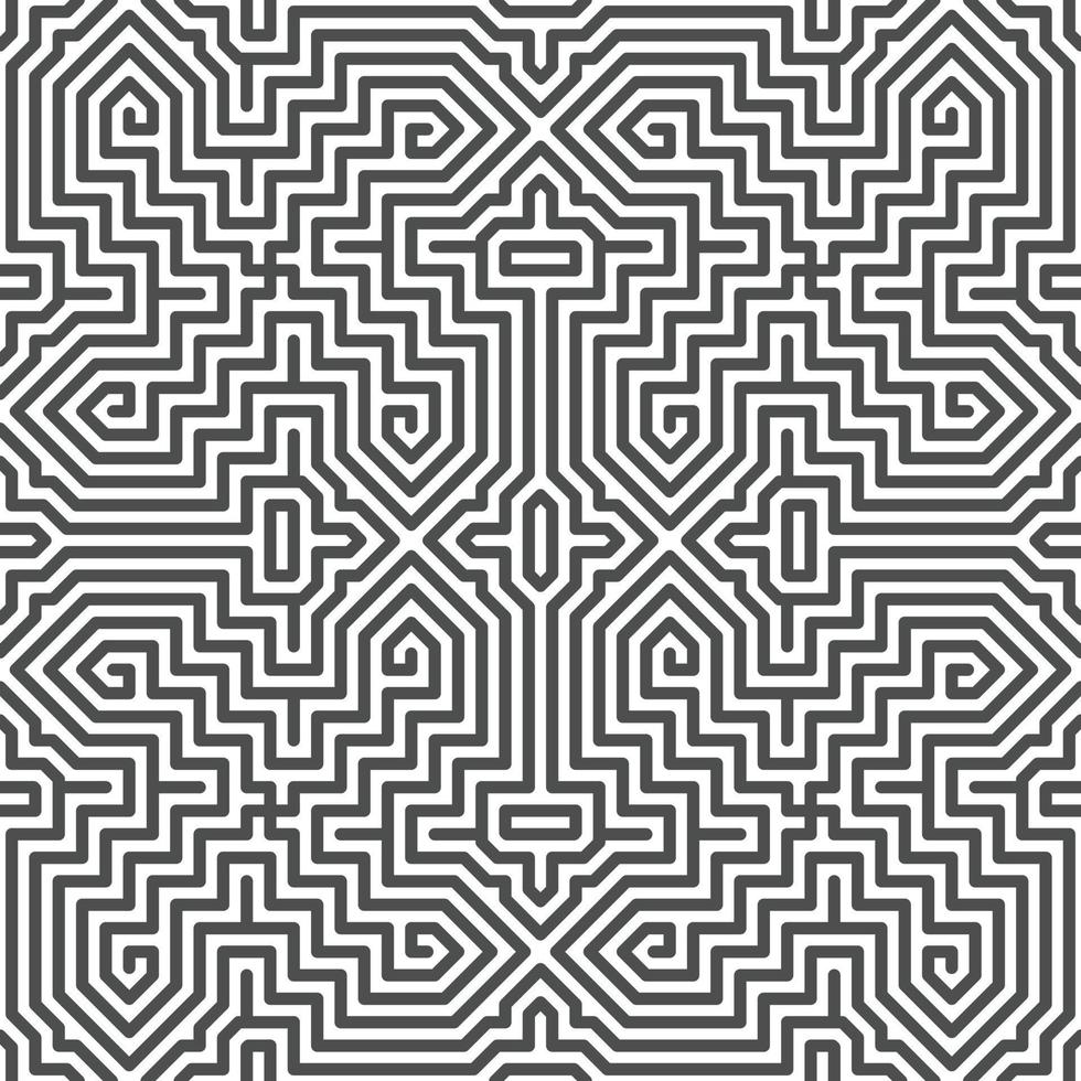 Abstract seamless geometric shape lines pattern 778 vector
