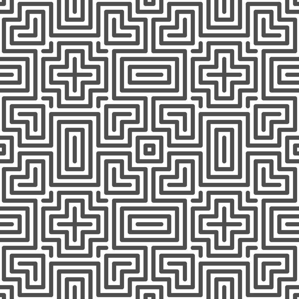 Abstract seamless geometric shape lines pattern vector