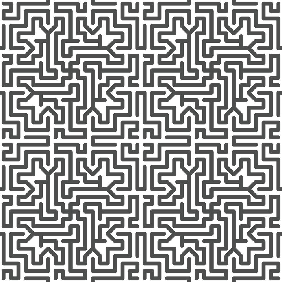 Abstract seamless geometric shape lines pattern vector