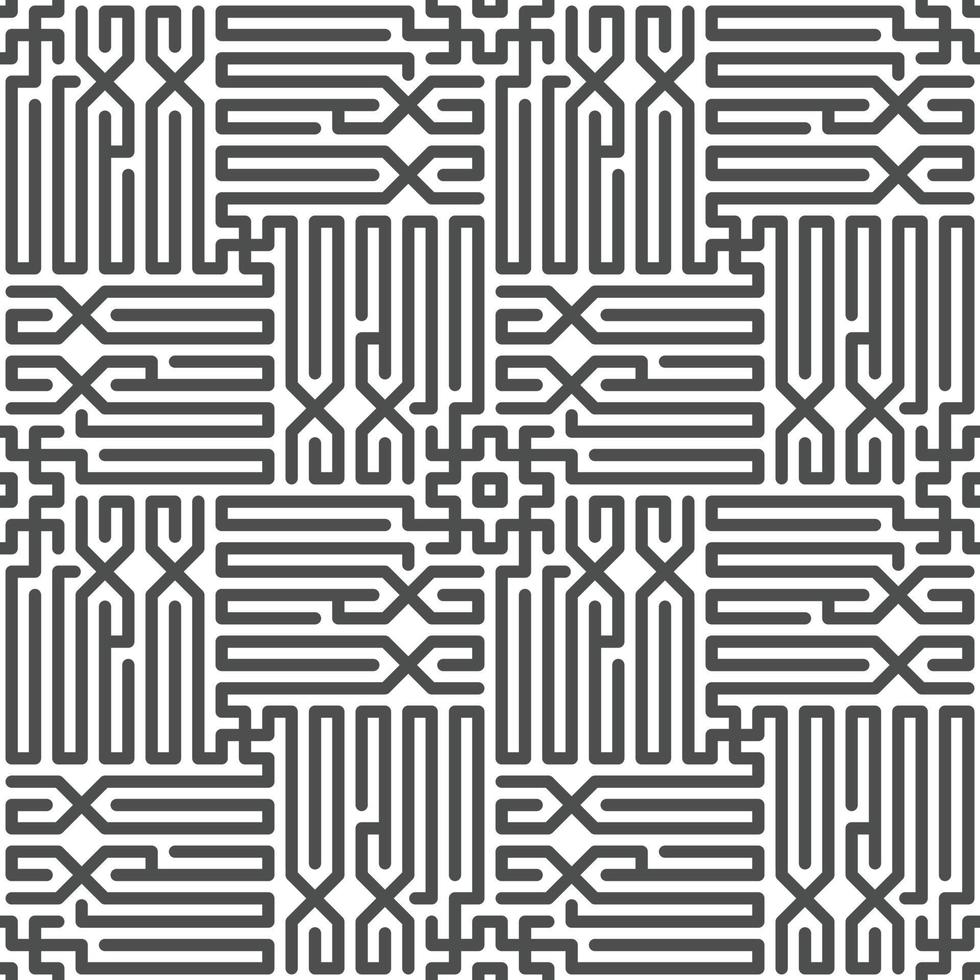 Abstract seamless geometric shape lines pattern vector