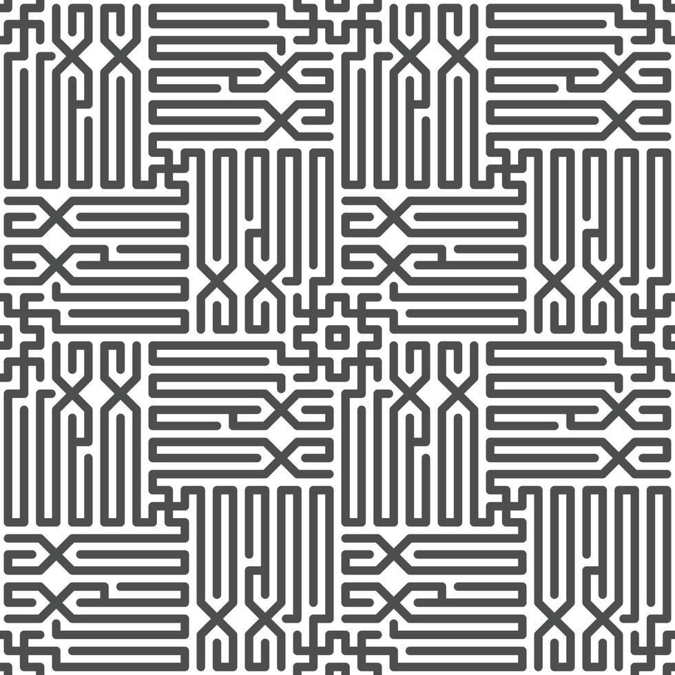 Abstract seamless geometric shape lines pattern vector