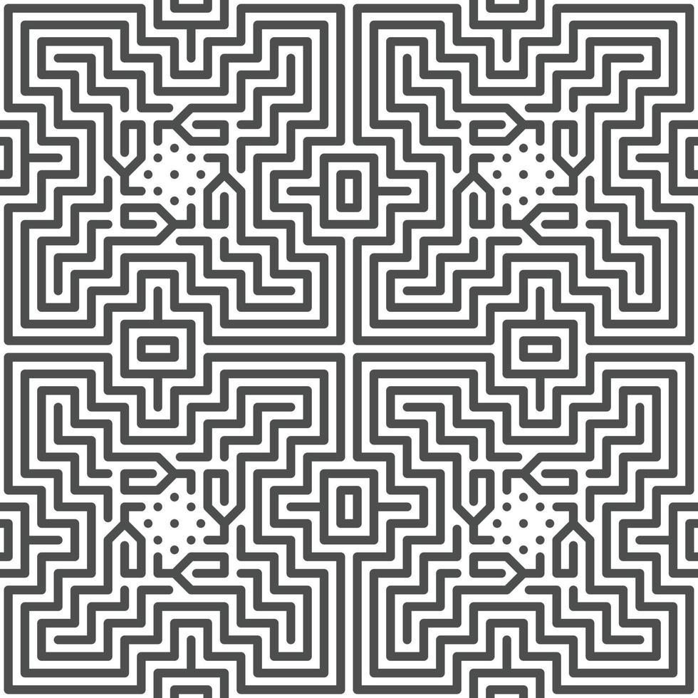 Abstract seamless geometric shape lines pattern vector