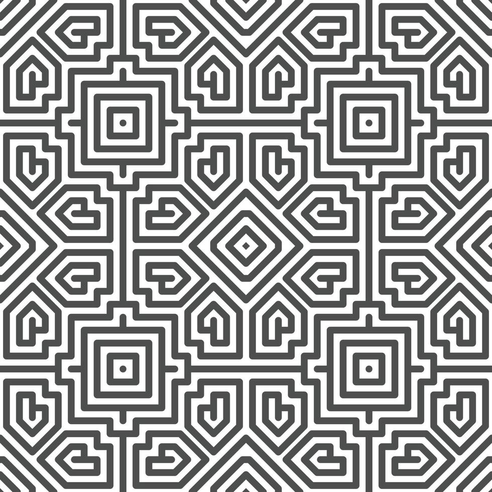 Abstract seamless geometric shape lines pattern vector