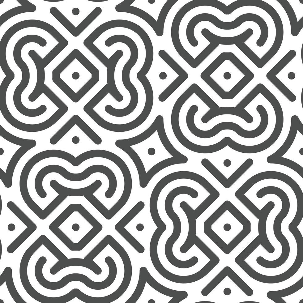 Abstract seamless geometric shape lines pattern vector