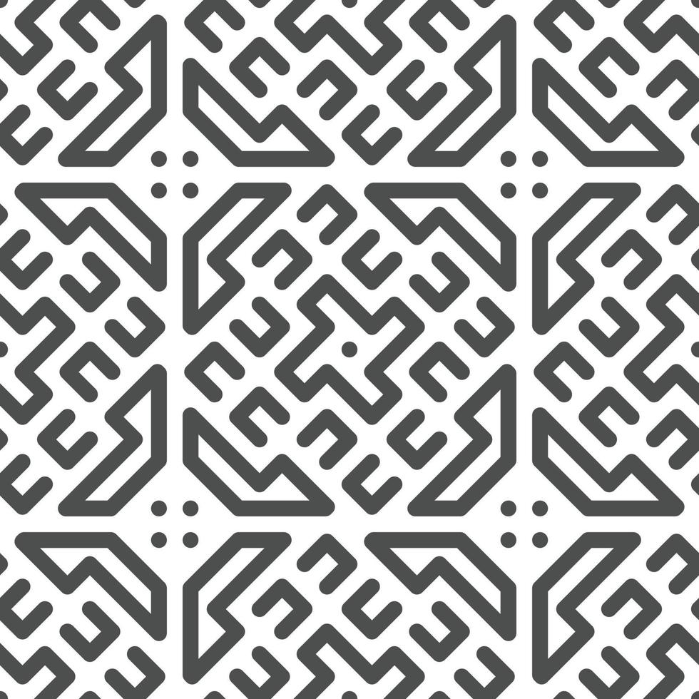 Abstract seamless geometric shape lines pattern vector