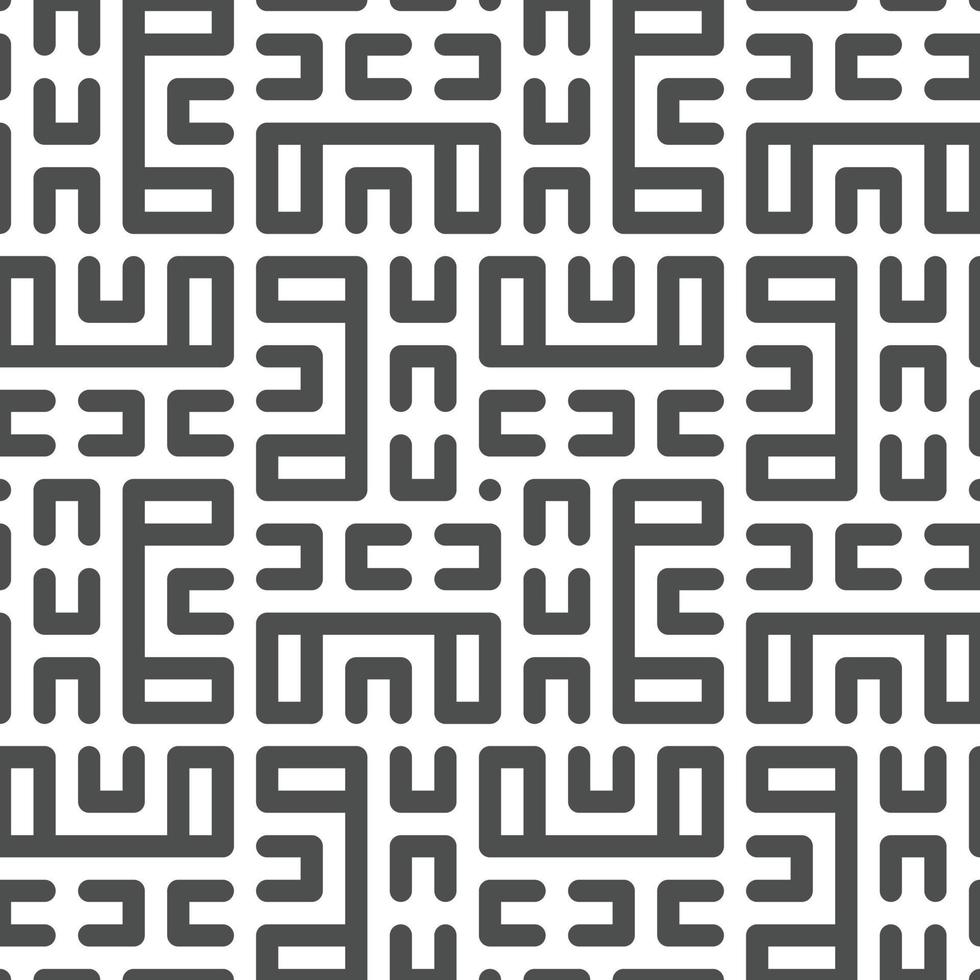 Abstract seamless geometric shape lines pattern vector