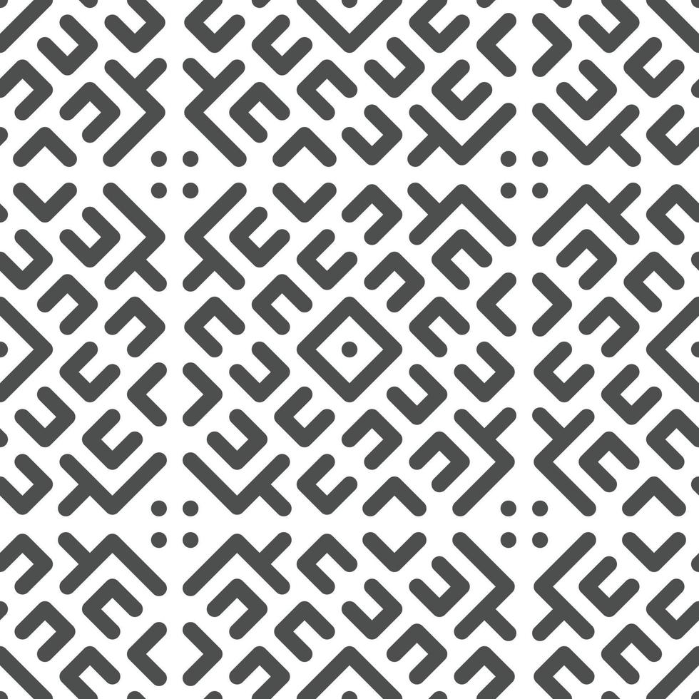 Abstract seamless geometric shape lines pattern vector