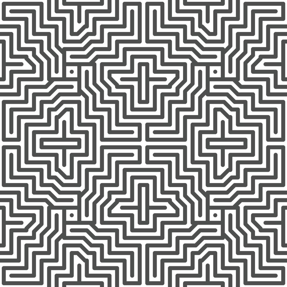 Abstract seamless geometric shape lines pattern vector