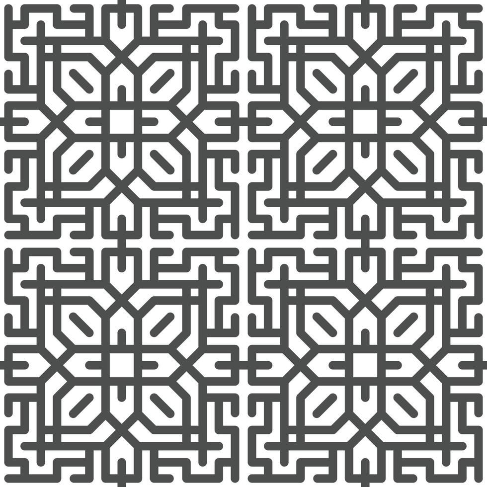 Abstract seamless geometric shape lines pattern vector