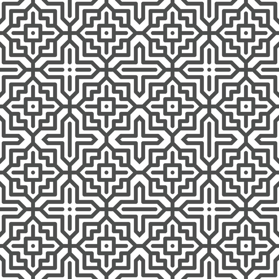 Abstract seamless geometric shape lines pattern vector