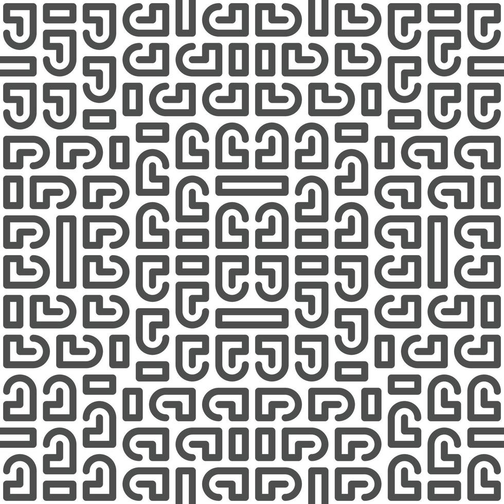 Abstract seamless geometric shape lines pattern vector