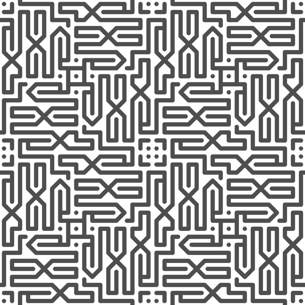 Abstract seamless geometric shape lines pattern vector